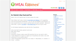 Desktop Screenshot of blog.mealessence.com