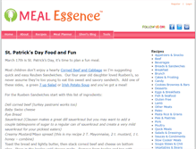 Tablet Screenshot of blog.mealessence.com