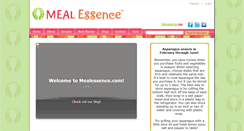 Desktop Screenshot of mealessence.com