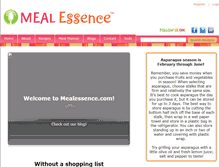 Tablet Screenshot of mealessence.com